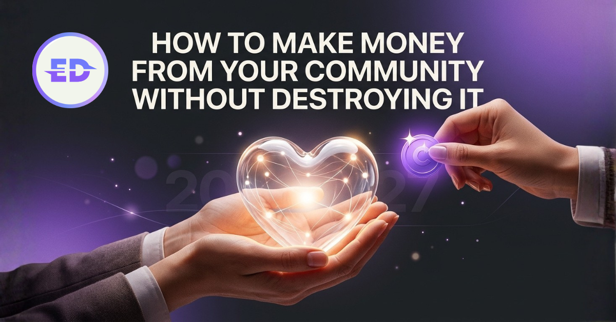 Monetising Communities Without Killing Them