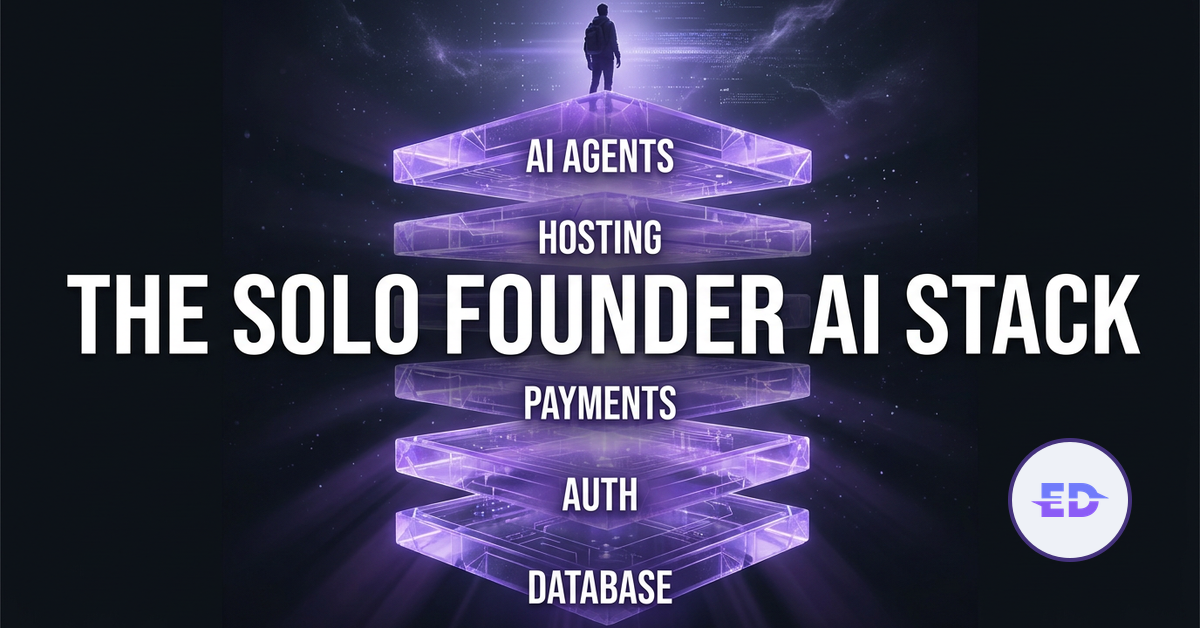 The Solo Founder AI Stack (2026): What I Actually Use to Ship